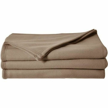 Decke Poyet  Motte Poleco 100 % polyester 240 x 260 cm Taupe