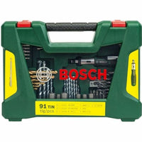 Satz Bohrer BOSCH 2607017195 Aufbewahrungsbox Transporthülle (91 Stücke)