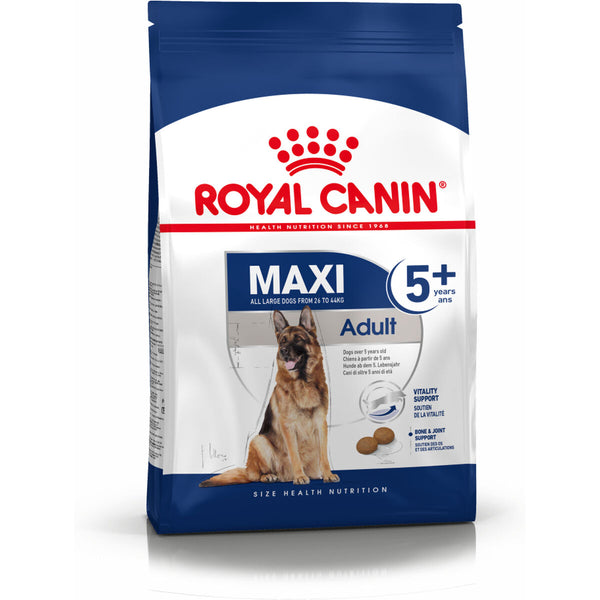 Futter Royal Canin Maxi Adult 5+ Erwachsener Huhn Reis Vögel 15 kg