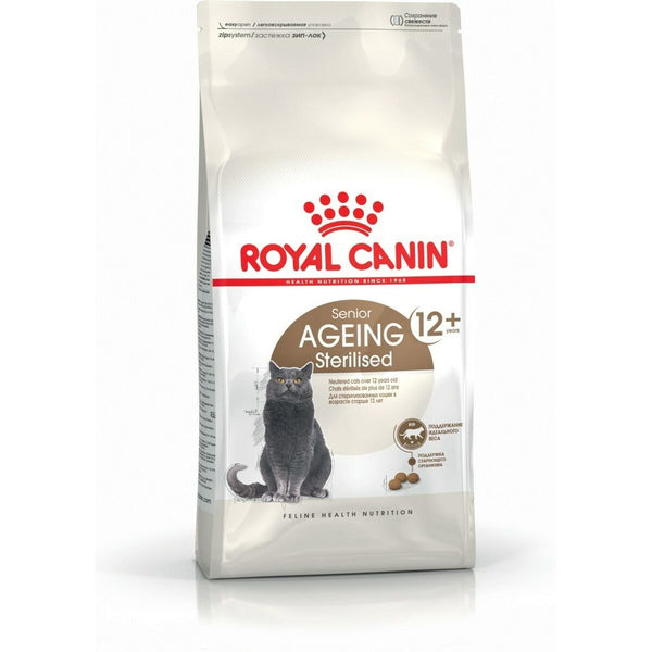 Katzenfutter Royal Canin Senior Ageing Sterilised 12+ Senior Huhn Mais Pflanzlich Vögel 400 g