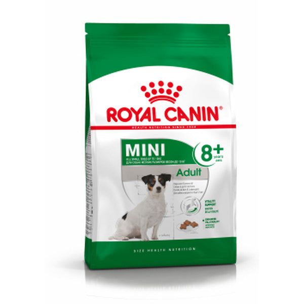 Futter Royal Canin Mini Adult 8+ Erwachsener Mais Vögel 2 Kg