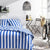 Bettdeckenbezug TODAY Summer Stripes Blau 240 x 220 cm