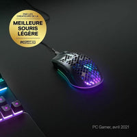 Gaming Maus SteelSeries AEROX 3 (2022) ONYX EDITION Schwarz