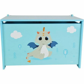 Truhe Fun House LEON THE DRAGON Holz 40 x 58 x 36 cm