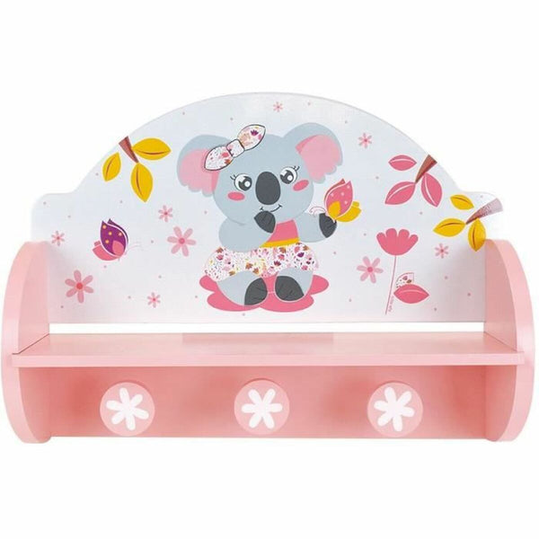 Wandgarderobe Fun House Rosa Holz MDF (33 x 46 x 15 cm)