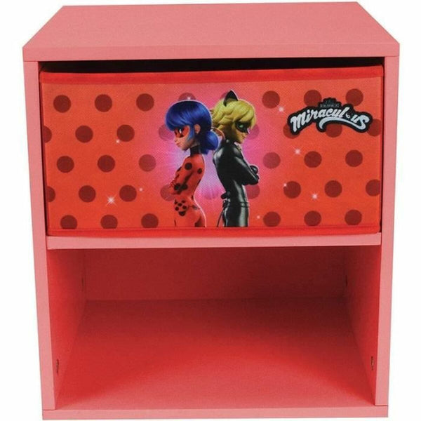 Nachttisch Fun House Miraculous Ladybug 36 x 33 x 30 cm