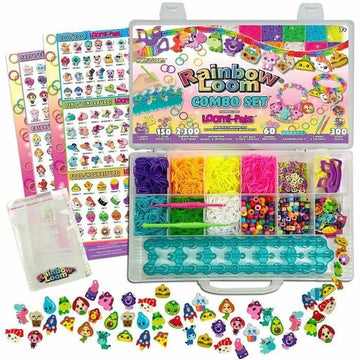 Kit zur Herstellung von Armbändern und Halsketten Bandai Rainbow Loom Combo Set Kunststoff