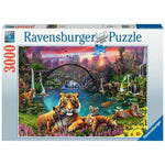 Puzzle Ravensburger Tigers in the lagoon 3000 Stücke