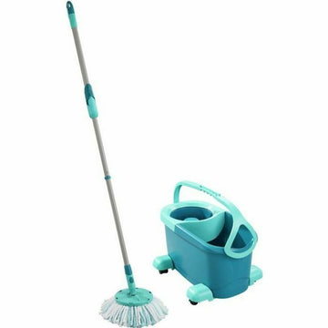 Putzeimer Leifheit Clean Twist Mop Ergo mobile Blau (1 Stücke) (1 Stück)