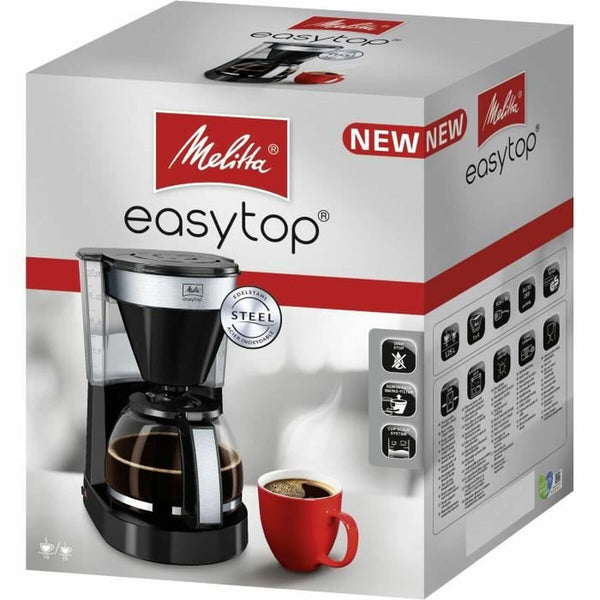 Elektrische Kaffeemaschine Melitta Easy Top II 1023-04 1050 W Schwarz 1050 W 1,25 L 900 g