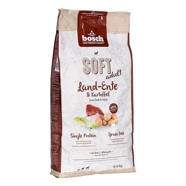 Hundefutter BOSCH Soft Erwachsener Ente Kartoffeln 12,5 Kg