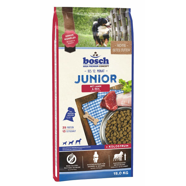 Hundefutter BOSCH   Welpe/Junior Lamm Reise 15 kg