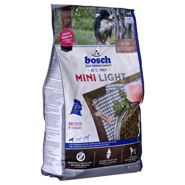 Futter BOSCH MINI LIGHT Erwachsener Huhn Vögel 2,5 kg