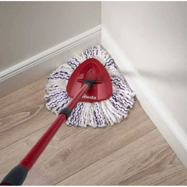 Mop with Bucket Vileda 167751 Schwarz Rot Mikrofaser Kunststoff