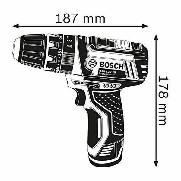 Hammerbohrer BOSCH GSB 12V-15 Professional 12 V