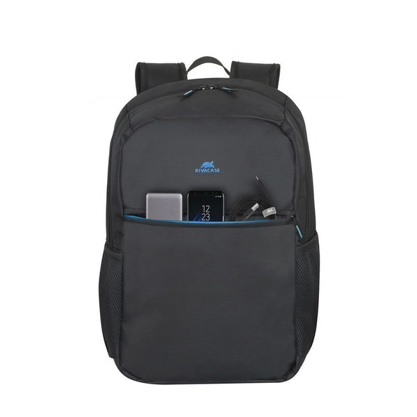 Laptoptasche Rivacase Regent 8069 Schwarz Türkis Schwarzweiß