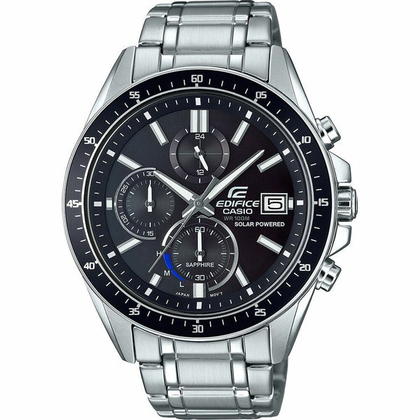 Herrenuhr Casio EFS-S510D-1AVUEF Schwarz Silberfarben