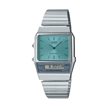 Unisex-Uhr Casio VINTAGE EDGY COLLECTION Silberfarben