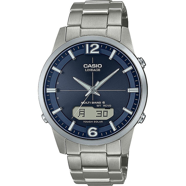 Herrenuhr Casio LINEAGE Multi Band 6 Tough Solar Silberfarben (Ø 40 mm)