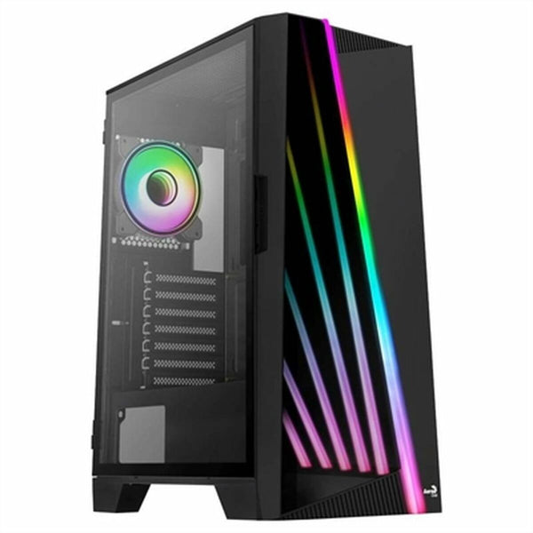 ATX Semi-Tower Gehäuse Aerocool MIRAGEBK Schwarz Beleuchtung RGB