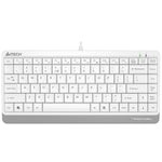 Tastatur A4 Tech A4TKLA47119 QWERTY Weiß Englisch