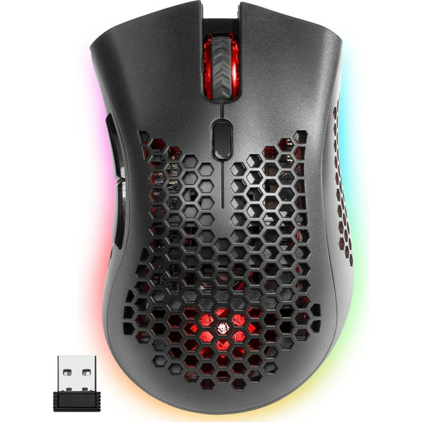 Schnurlose Mouse Defender WARLOCK GM-709L Schwarz