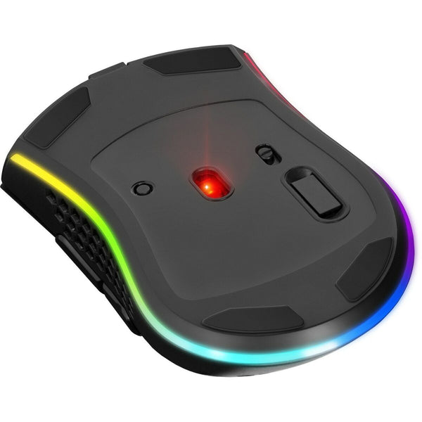 Schnurlose Mouse Defender WARLOCK GM-709L Schwarz