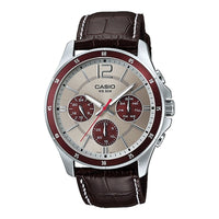 Herrenuhr Casio ENTICER GENT Grau (Ø 35 mm) (Ø 43,5 mm)