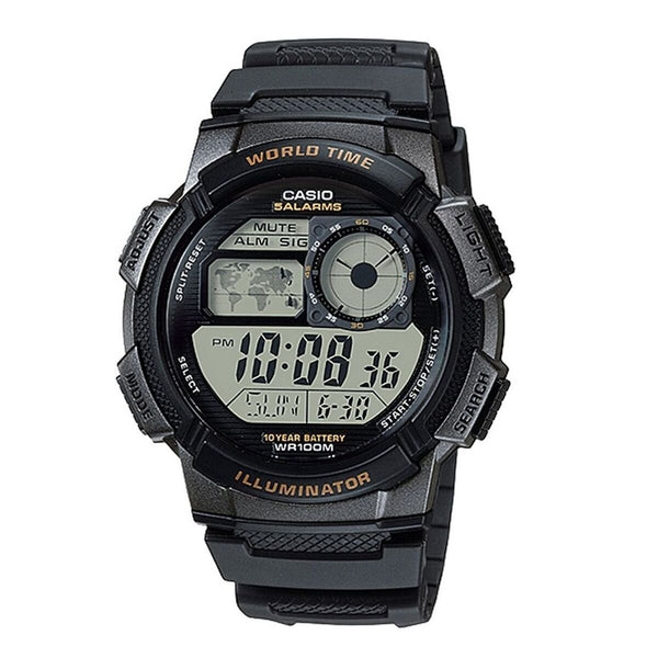 Unisex-Uhr Casio WORLD TIME ILLUMINATOR (48 mm)