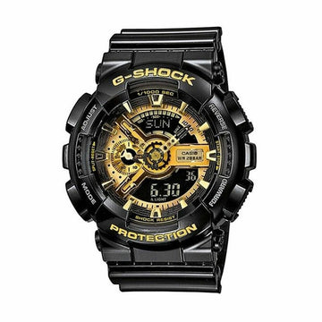 Herrenuhr Casio GA-110GB-1AER Schwarz Grau Gold