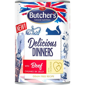 Katzenfutter Butcher's Delicious Dinners Huhn Rindfleisch 400 g