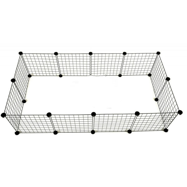 Zaun C&c Modular Schwarz 145 x 43 x 75 cm