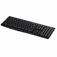 Drahtlose Tastatur Logitech Französisch Schwarz AZERTY