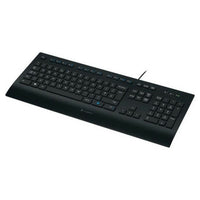 Tastatur Logitech K280E Schwarz Französisch AZERTY