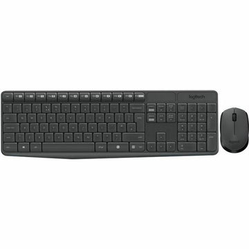 Tastatur mit Maus Logitech Französisch AZERTY