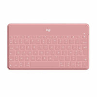 Tastatur Logitech AZERTY Französisch Rosa