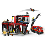 Playset Lego 60414 Fire station with Fire engine