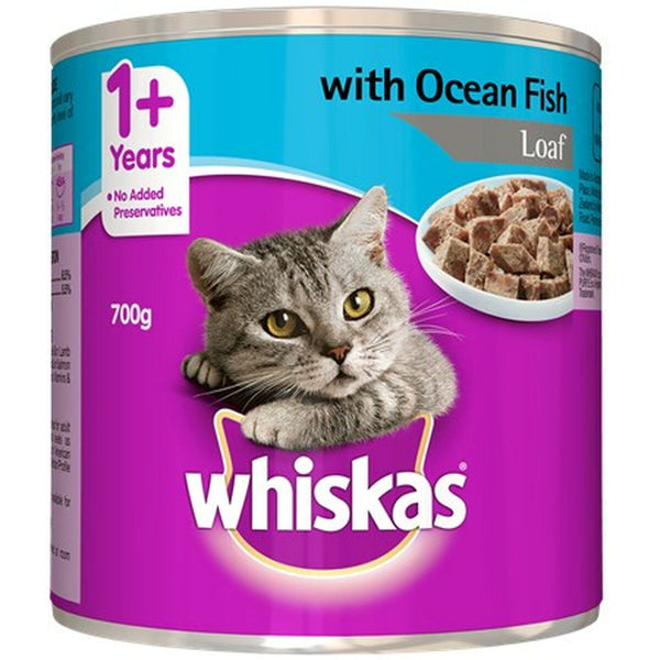 Katzenfutter Whiskas   Huhn Lachsfarben Rindfleisch 400 g