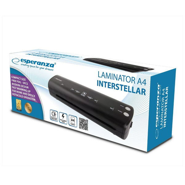 Laminiergerät Esperanza Laminator A4 Interstellar Schwarz