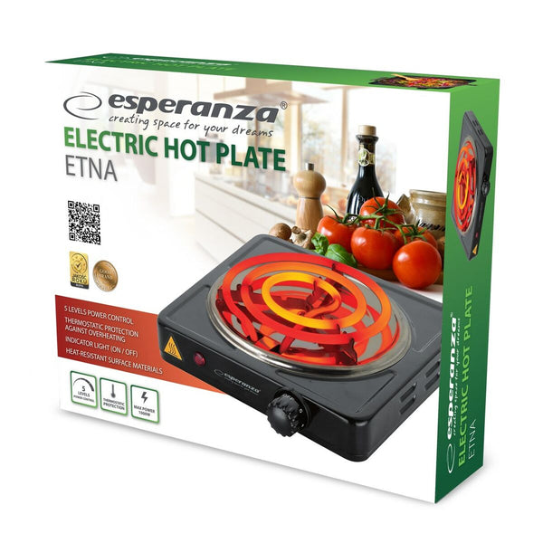 Herdplatte Esperanza EKH012K 1000 W