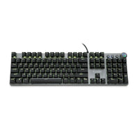 Tastatur Ibox AURORA K-4 Schwarz Schwarz/Silberfarben QWERTY