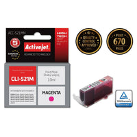 Original Tintenpatrone Activejet ACC-521MN Magenta