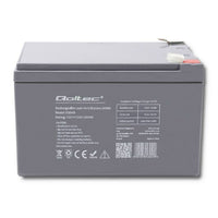 Batterie für Unterbrechungsfreies Stromversorgungssystem USV Qoltec 53049 12 Ah 12 V