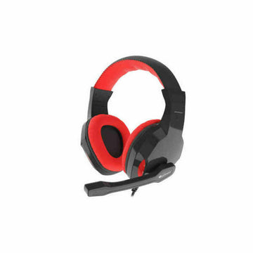 Gaming-Kopfhörer mit Mikrofon Natec ARGON 100 3,5 mm Schwarz Rot