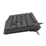 Tastatur Natec NKL-1950 Schwarz Qwerty US