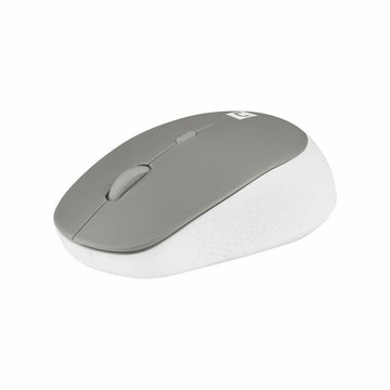 Mouse Natec Harrier 2 Weiß Grau 1600 dpi