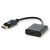 DisplayPort-zu-HDMI-Adapter Savio CL-55 Schwarz 20 cm