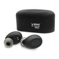 Bluetooth in Ear Headset Savio TWS-04 Schwarz Graphit