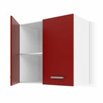 Kücheneinheit Braun Rot PVC Kunststoff Melamine 60 x 31 x 55 cm