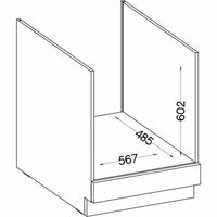 Backofenschrank Grau